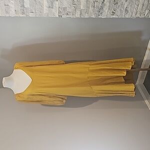 Maeve Midi Dress mustard yellow size us4